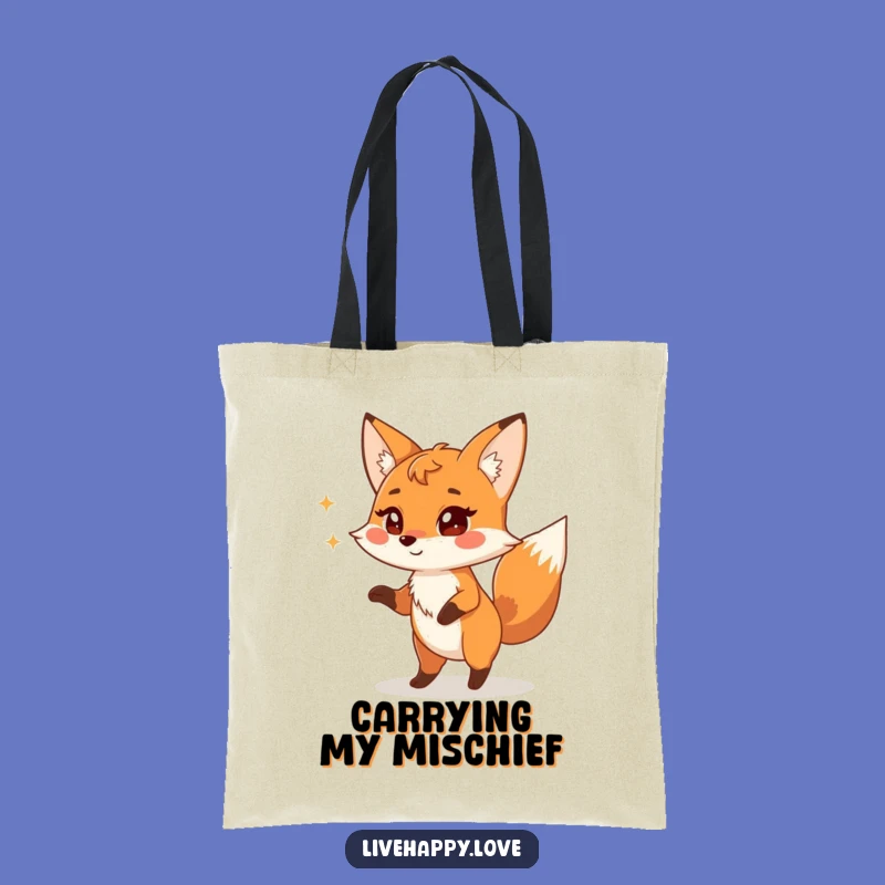 Funny Fox Silly Dance Tote Bag - Stylish & Fun, Unique Funny Gift